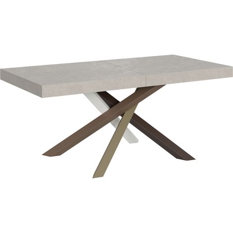 Tavolo allungabile 200/304x90 cm Volantis cashmere gambe multicolore 4/C (1/5)
