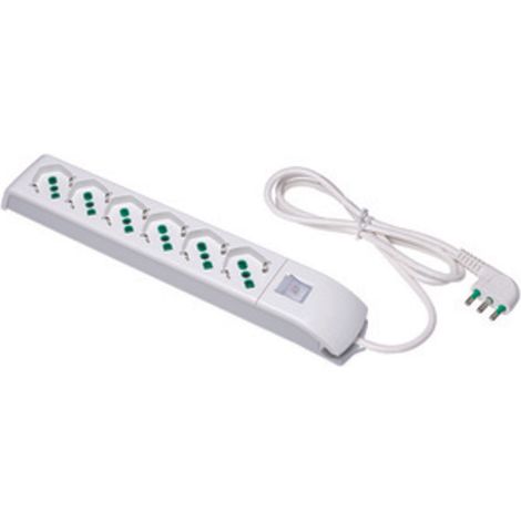 FME 41.0200 MULTIPRESA 6P BIP/SC + INT  FIDO- FANTON- 1,0 pz