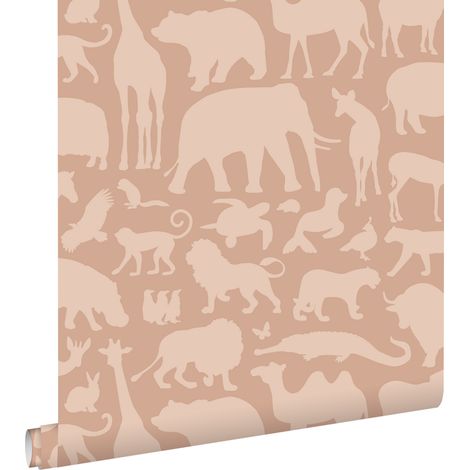 papier peint animaux terracotta  - ESTAhome (1/5)