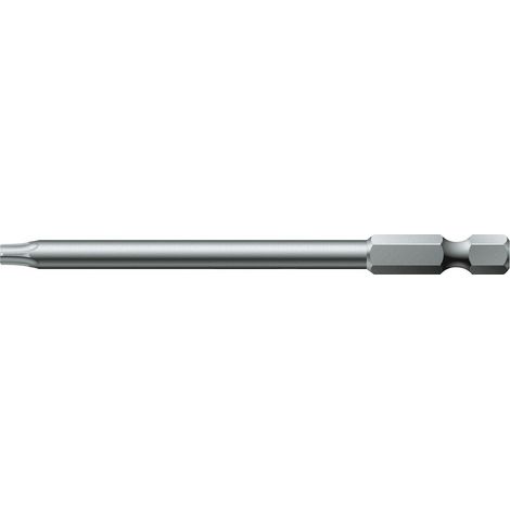 1 - Embout Torx - Acier Extra-Rigide - Pour Matériaux Durs - Tôle Et Métal - Hexagonal 1/4&34 - Noir