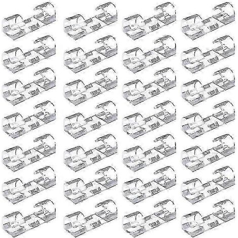 Lot de 100 attaches-câbles autocollantes en plastique, organisateur de câbles avec pastilles adhésives puissantes, support de gestion des câbles (1/5)