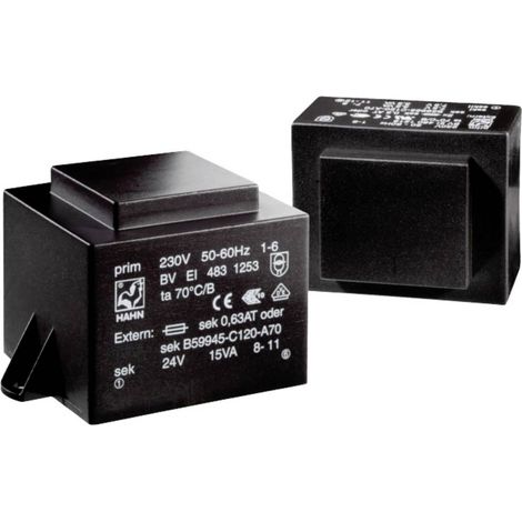 Hahn BV EI 481 1307 Trasformatore per PCB 1 x 230 V 1 x 18 V/AC 10.0 VA (1/2)