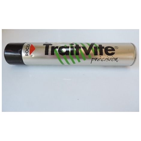 Peinture de Sol aérosol Epoxy Noir Satiné TraitVite RAL9017 750ml BFT TRAITEVITENOIR