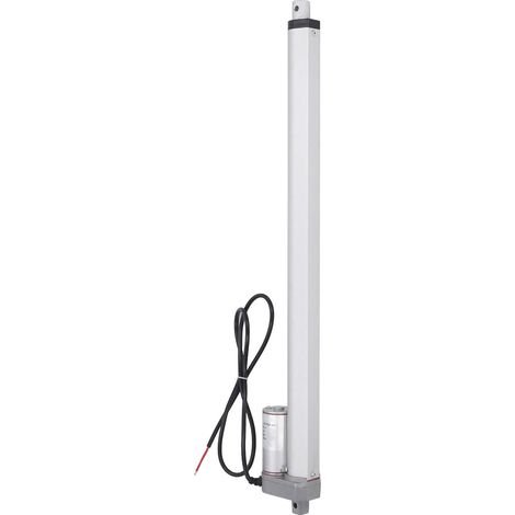 Mini actionneur électrique linéaire pour moteur, applications agricoles extérieures, robotique, domotique, 750 N, 450 mm, blanc, 12 V (actionneur uniquement). (1/5)