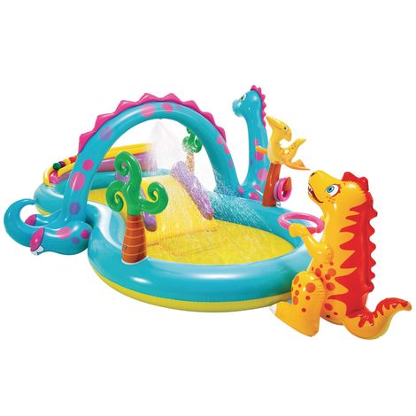 Piscina Gonfiabile Dinosauri +3 Anni 302 CMX229X112H. Peso 8,10 kg (57135) (1/5)