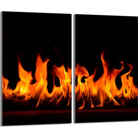 Placa protectora de vidrio para estufa 2x30x52 Fire (1/5)