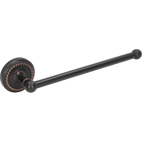 Barre à serviette simple rétro cuivre acier inoxydable porte-serviette mural pour salle de bain cuisine (1/5)