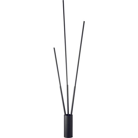 "Piantana LED WANDS in metallo nero con funzione CCT 30W 164 cm."