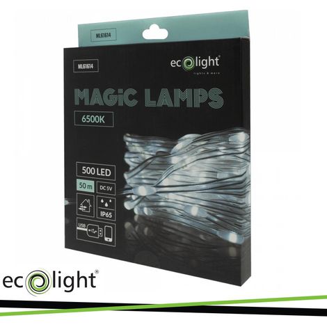 LUCI MAGICHE 500 LED 6500K 50M DC5V - Luce FREDDA