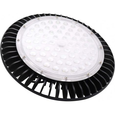 Campana Monzonita 150w 6500k Negro 16500lm Ip65 Led Smd 12,5x30x30 Cm (1/5)