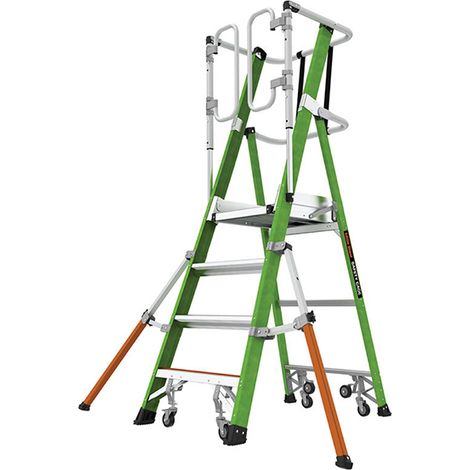 Elektrikerleiter 4 Sprossen - Erreichbare Höhe 3.15m - LIG-19704