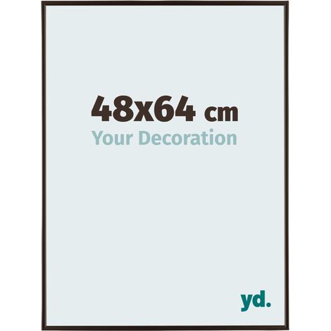 yd. - Cadre photo 48x64 - Anthracite - Plastique - Evry