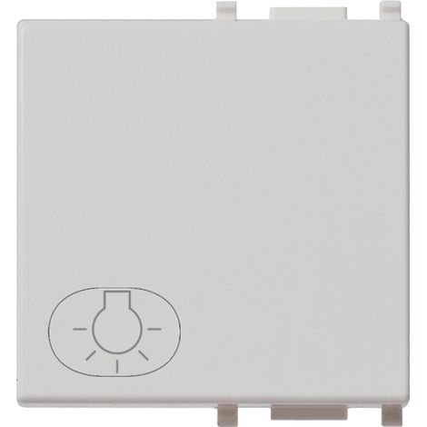 VIMAR - 14022.L.SL Tasto 2M simbolo luce Silver