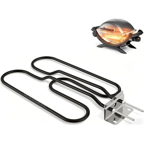 66631 Elemento calefactor para parrilla eléctrica Weber, Elemento calefactor 66631 para parrilla eléctrica, Reemplazo Q140, Elemento calefactor de parrilla Q1400, para Weber 65620 80342 80343, Bobina (1/5)