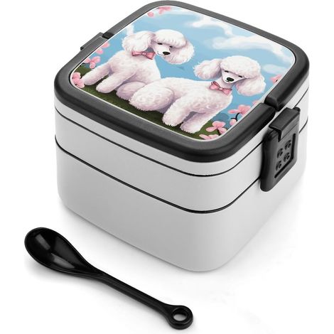 Boîte à bento pour chiens, empilable adultes, étanche, fermeture (1/5)