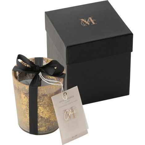 Bougie Parfumée "M-Chic" 10cm Oud & Amber (1/5)