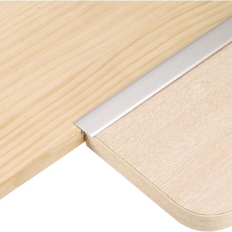 6Pcs 2.9ft x 0.79" Profilés De Transition En T Pour Sol, Bords En Alliage D'Aluminium Pour Remplir Les Interstices Entre Lames De Parquet, Carrelage Et Sols En Vinyle. (1/5)