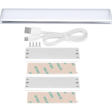 Lampe d'armoire LED sans fil, télécommande, placard, bibliothèque, lampe à intensité variable, 24 cm, blanc chaud 3000K (1/5)