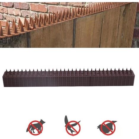 ZHU 10er-Pack Taubenabwehrspitzen – Vogelabwehr für Balkone, Zäune und Dächer, 50 x 4,5 x 1,7 cm, ausgezeichnete Qualität (1/4)