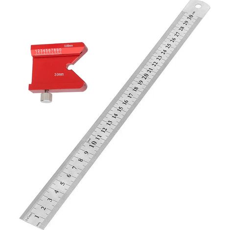 45° und 90° Zentrierwinkel aus Aluminiumlegierung, Messwerkzeug für die Holzbearbeitung und Tischlerei. (1/4)