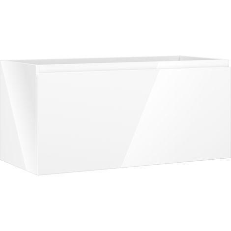 Mexen Orio mobiletto da bagno sottolavabo 100 cm, 1 cassetto, bianco lucido - 91A10-10047-1-BF00 (1/5)
