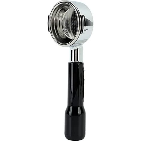Porte-filtre sans Fond, Ensemble de Porte-filtre sans Fond Espresso de 58 Mm Compatible avec la Machine à café Expresso (C2 Plastique Noir) (1/5)