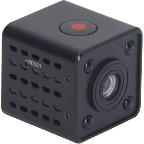 Mini caméra de sécurité Wi-Fi 1080p HD avec vision nocturne, petite caméra de surveillance sans fil pour bureau, entrepôt, magasin et maison. (1/5)