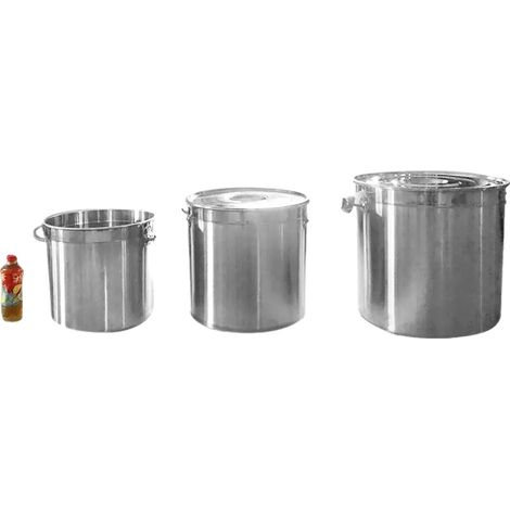 Casserole en Acier Inoxydable, Capacité de 70L, Facile à Nettoyer (1/2)