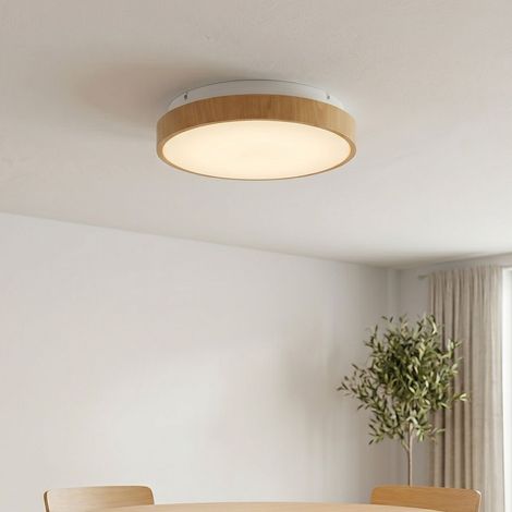 Plafoniera LED PLANET di grandi dimensioni, 45W CCT, 45 cm, con telecomando, IP44.