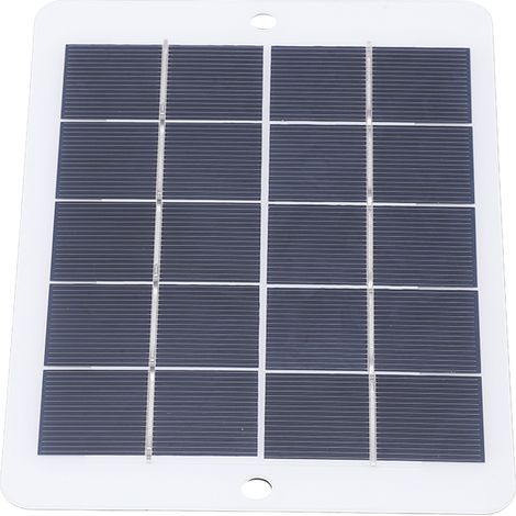 Panneau solaire 3W 5V chargeur monocristallin pour lampe LED et batterie externe (1/5)