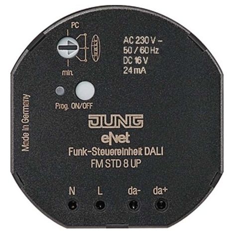 JUNG FUNK-STEUEREINHEIT DALI FM STD 8 UP