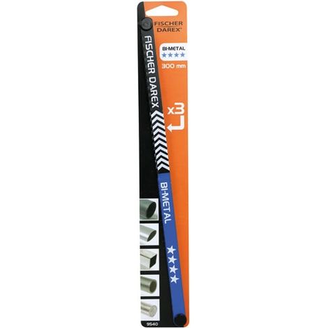 LAME SCIE METAUX X3 BI METAL BL FISCHER DAREX 9540 (1/4)