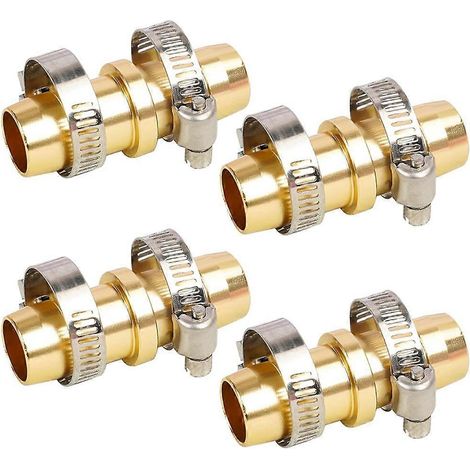 4 lot tuyau kit de réparation pour 3 4 5 8 eau tuyau avec inoxydable collier pour tuyau d arrosage Mending (1/5)