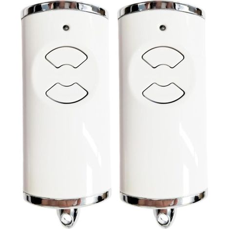 Télécommande BiSecur 868,3 pour portail Hörmann – Compatible HSE4-868-BS, HSE2, HSE1, HS1 à HS5, HSZ1, HSD2-868 – Lot de 2