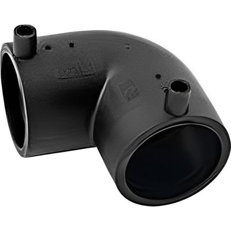 Codo 90º Polietileno Electrosoldable  Medidas  Accesorios Fontanería: 63.90º