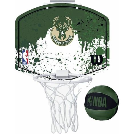 SET MINICANASTA WILSON NBA TEAM MINI HOOP BUCKS (1/2)