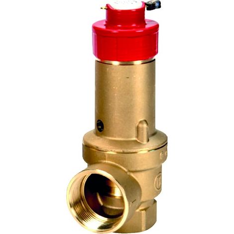 Inail qualifiziertes Sicherheitsventil (ex ispesl) - Anschlüsse: 1/2 "x 3/4 "FF 2.5bar
