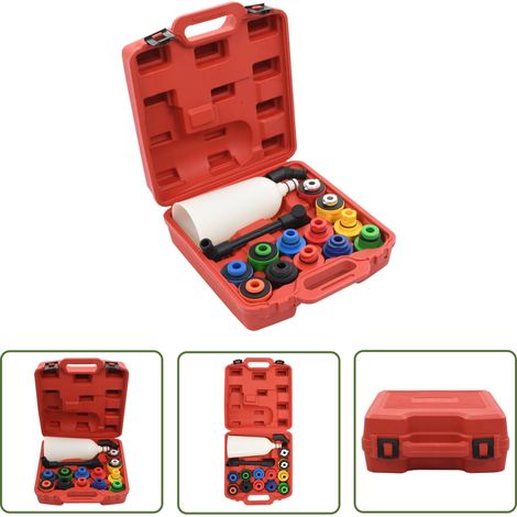 The Living Store 15-tlg. Motoröl-Einfülltrichter-Set - Motoröl Auffüllsystem - Nylon Trichter - Ölwechselzubehör - Werkstattbedarf - Autowerkzeug (1/5)