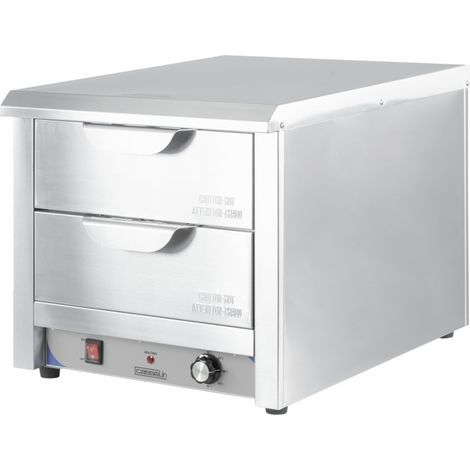 Tiroir chauffant professionnel - 2 GN 1/1 - 40-80°C - 1500W - Casselin (1/2)