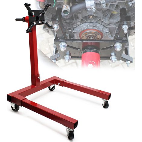 Support moteur sur roulette rotatif 570 kg