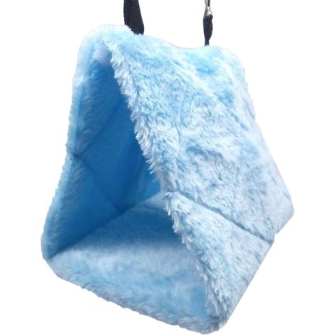 Hamac pour oiseau en cage, nid douillet et chaud pour l'hiver, cabane en peluche pour perroquet, idéale pour dormir, jouer et se reposer.