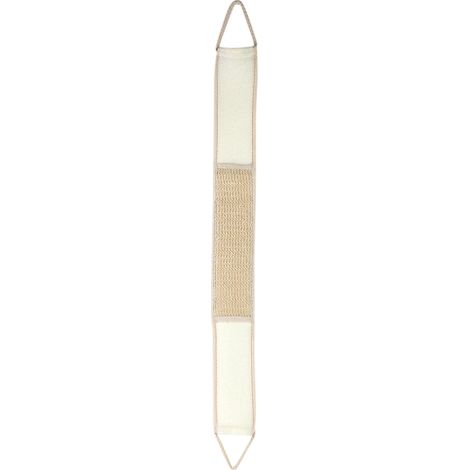 Serviette à récurer le dos, douche exfoliante en coton et lin naturels, forte absorption d'eau, douce pour le bain (1/5)