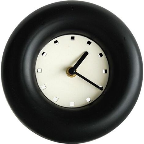 Horloge de bureau numérique, Style coréen, Vintage, rétro, décoration pour chambre à coucher, salon, maison(noir) (1/4)