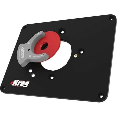 Kreg PRS4034 Precision Router Table Insert Plate w/ Level-Loc Rings (predrilled)