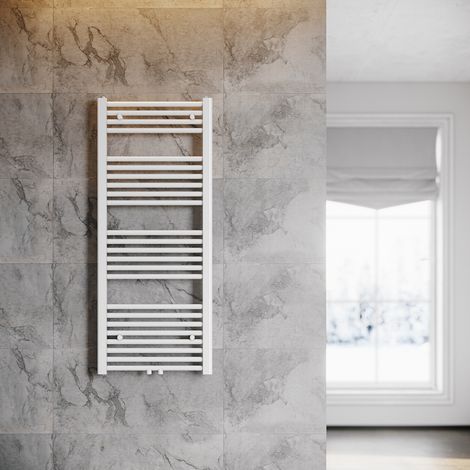 ELEGANT Handtuchtrockner Heizung Bad 1200x500mm Heizung Badezimmer Weiß Handtuchheizkörper (1/5)
