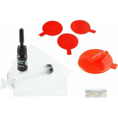 Reparaturset für Autoscheibenrisse und -splitter mit Nanofluid – DIY-Werkzeugset (1/3)