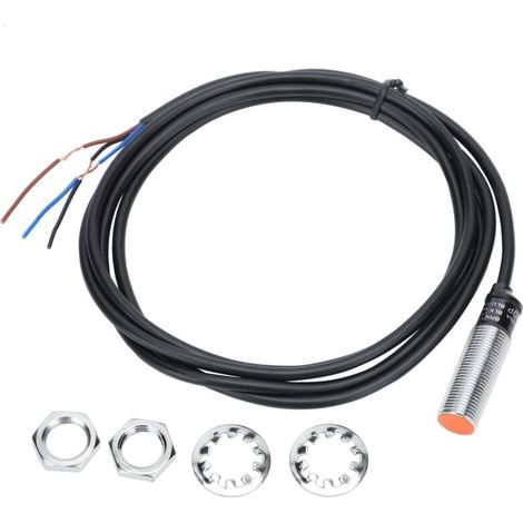 Capteur de proximité BERM étanche à 3 fils NPN NO PR12-2DP DC12-24V 50/60Hz 200mA (1/5)
