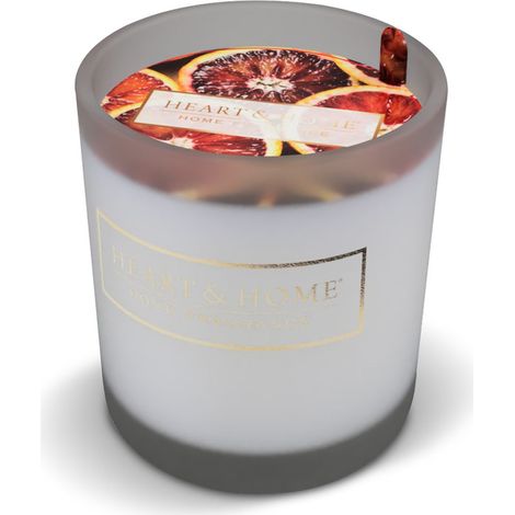 Petite bougie à la cire de soja orange sanguine (1/2)