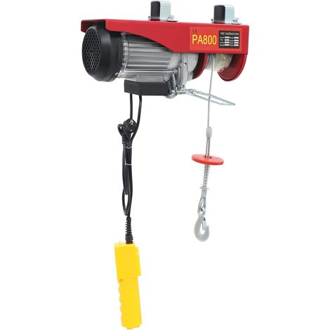 Elektrische Winde, Kran, Motorwinde mit Fernbedienung, Elektrokabel, Kranwinde, Heberolle, Garagenseil, 400/800 kg