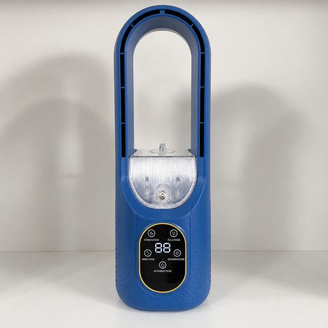 Mini rafraîchisseur d'air ventilateur sans pale Y088 bleu USB 140 ml y088 bleu 12,5 × 12,5 × 33,5 cm 730 g – Livraison gratuite